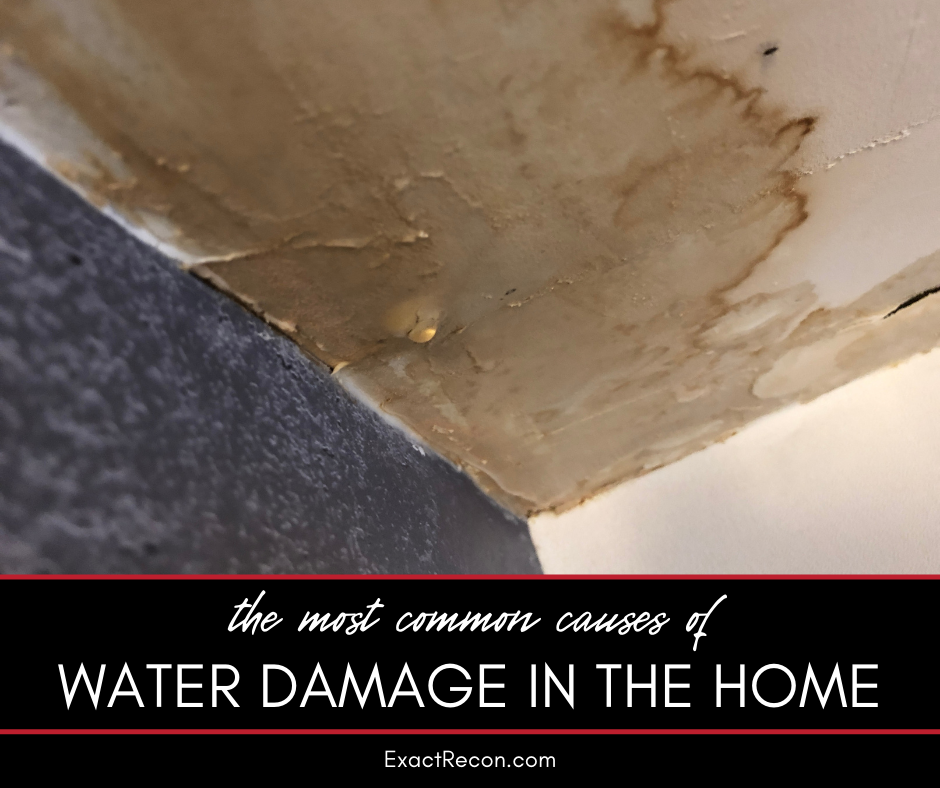 Most Common Causes of Water Damage in the Home