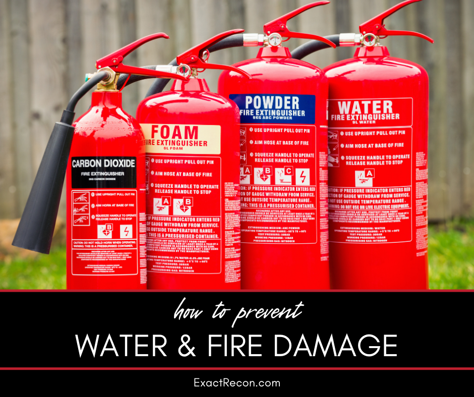 How to Prevent Water and Fire Damage in Your Home