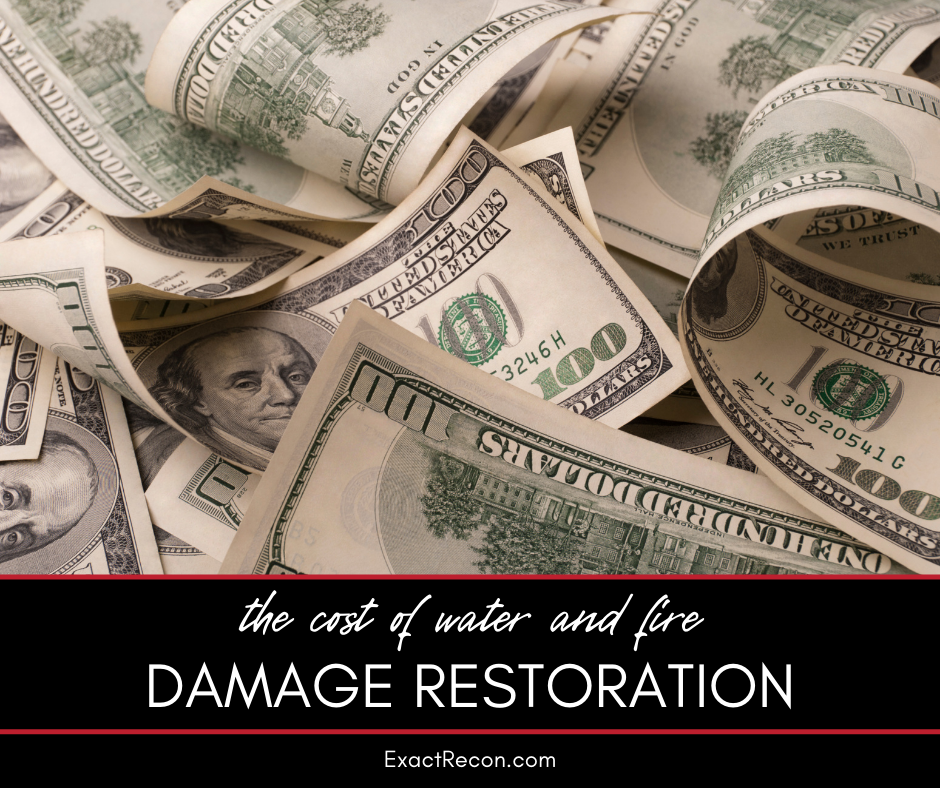 The Cost of Water and Fire Damage Restoration