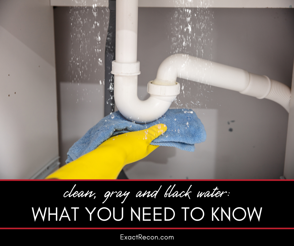Clean Water, Gray Water and Black Water: What You Need to Know