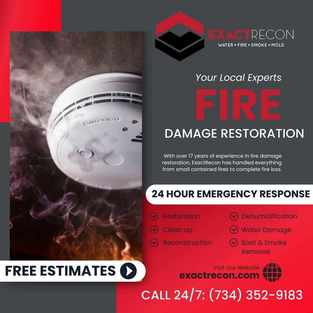 Exact Recon Fire Restoration Contractors Near Me