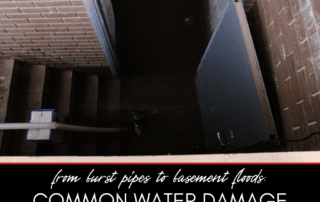 From Burst Pipes to Basement Floods: Common Water Damage Scenarios and Solutions