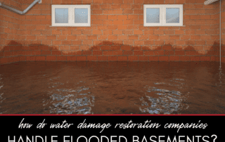 How Do Water Damage Restoration Companies Handle Flooded Basements