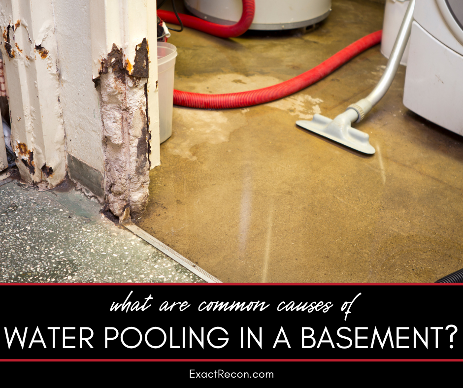 What Are Common Causes of Water Pooling in a Basement