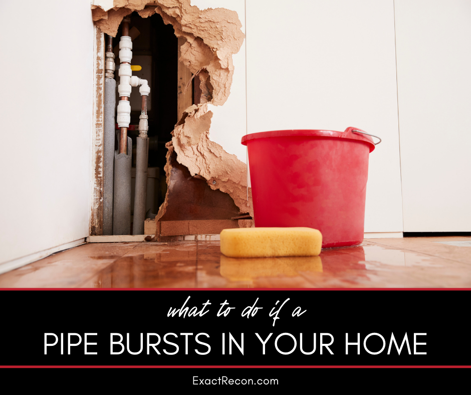 What to Do if a Pipe Bursts in Your Home