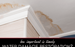 Timely Water Damage Restoration