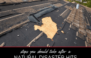 Steps to Take After a Natural Disaster Hits Your Home