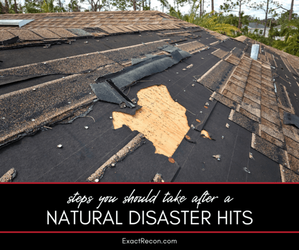 Steps to Take After a Natural Disaster Hits Your Home | Exact Recon ...