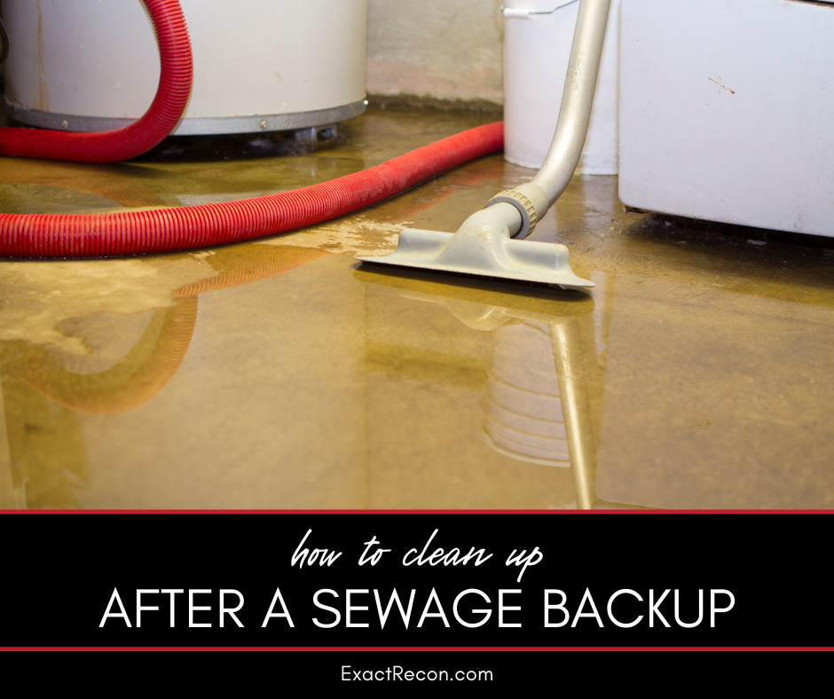 How to Clean Up After a Sewage Backup