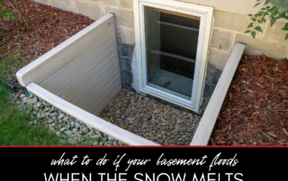 What to Do if Your Basement Floods When the Snow Melts