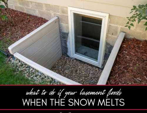 What to Do if Your Basement Floods When the Snow Melts