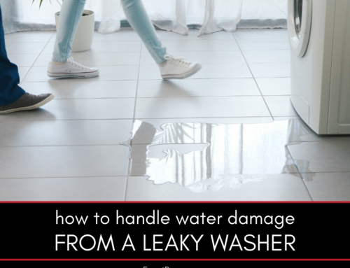 What to Do About Water Damage From a Leaky Washing Machine