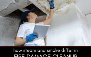 How Steam and Smoke Differ in Fire Damage Cleanup