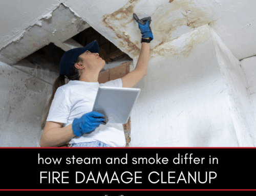 How Steam and Smoke Differ in Fire Damage Cleanup