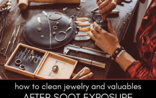 How to Clean Jewelry and Valuables after Soot Exposure