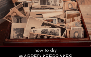 How to Dry Warped Keepsakes after a Flood