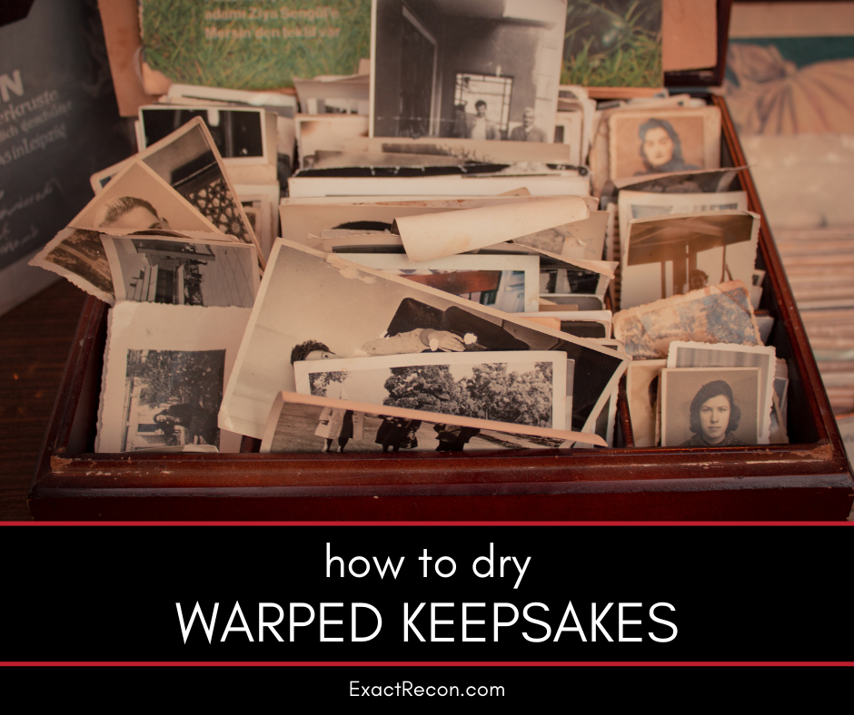 How to Dry Warped Keepsakes after a Flood 4 How to Dry Warped Keepsakes after a Flood