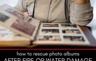 How to Rescue Photo Albums after Fire or Water Damage