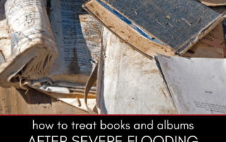 How to Treat Books and Albums after a Flood