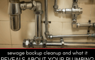 Sewage Backup Cleanup and What It Reveals about Plumbing