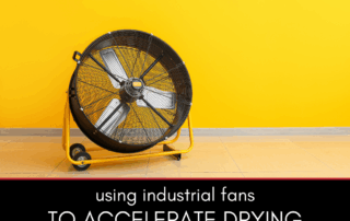 Using Industrial Fans to Accelerate Drying after Storms