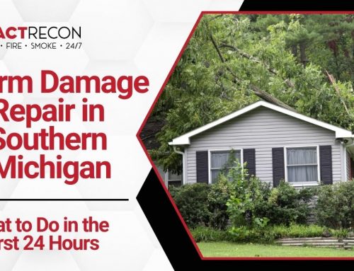 Storm Damage Repair in Southern Michigan: What to Do in the First 24 Hours